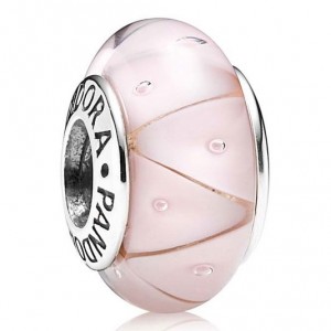 Pandora Beads-Murano Glass And Pink-Charm Jewelry