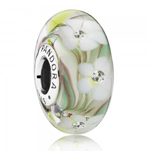 Pandora Beads-Murano Glass Multi Coloured Floral-Charm Jewelry
