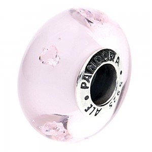 Pandora Beads-Murano Glass Pink Pink-Charm Jewelry