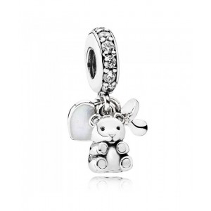 Pandora Charm-Baby Treasures Dropper Baby-CZ Jewelry