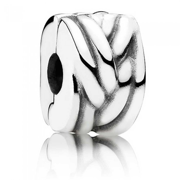 Pandora Clips-Braided-925 Silver Jewelry