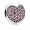Pandora Clips-Pink Heart Love Jewelry