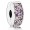 Pandora Clips-Purple Mosaic Shining Elegance-Cubic Zirconia Jewelry