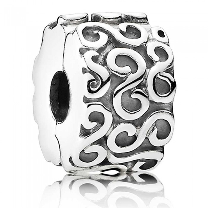 Pandora Clips-Spirals-Silver Jewelry