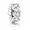 Pandora Spacers-Heart Love-Pave CZ-Sterling Silver Jewelry