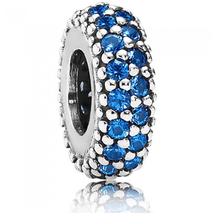 Pandora Spacers-Starry Night Blue Crystal Jewelry