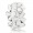 Pandora Spacers-White Daisy Floral-Enamel Jewelry
