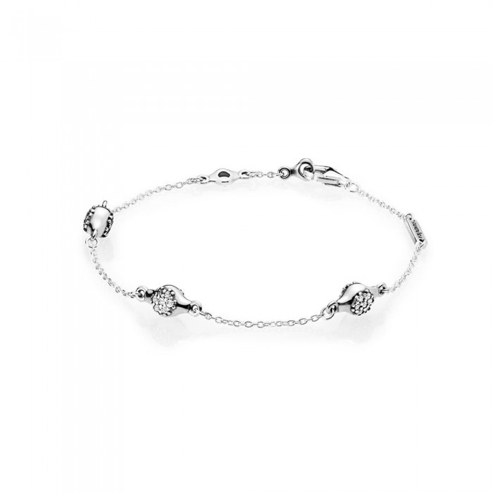 Pandora Bracelet-Modern LovePods-Clear CZ Jewelry