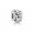 Pandora Charm-Dazzling Grain Swirls-Clear CZ Jewelry