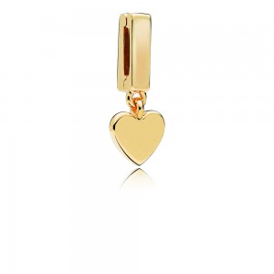 Pandora Charm-Reflexions Floating Heart Clip-Shine Jewelry