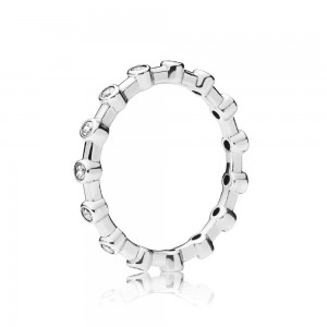 Pandora Ring-Dazzling Dots-Clear CZ Jewelry
