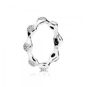 Pandora Ring-Modern LovePods-Clear CZ Jewelry