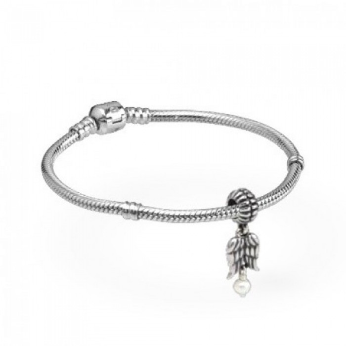 Pandora Bracelet-Angel Wings Angels Complete-Silver Jewelry