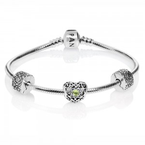 Pandora Bracelet-August Birthstone Complete Jewelry