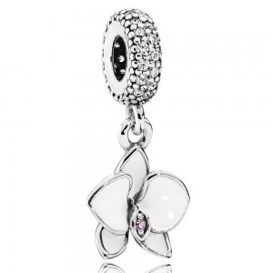 Pandora Bracelet-Elegant Orchid Floral Complete-Leather Jewelry