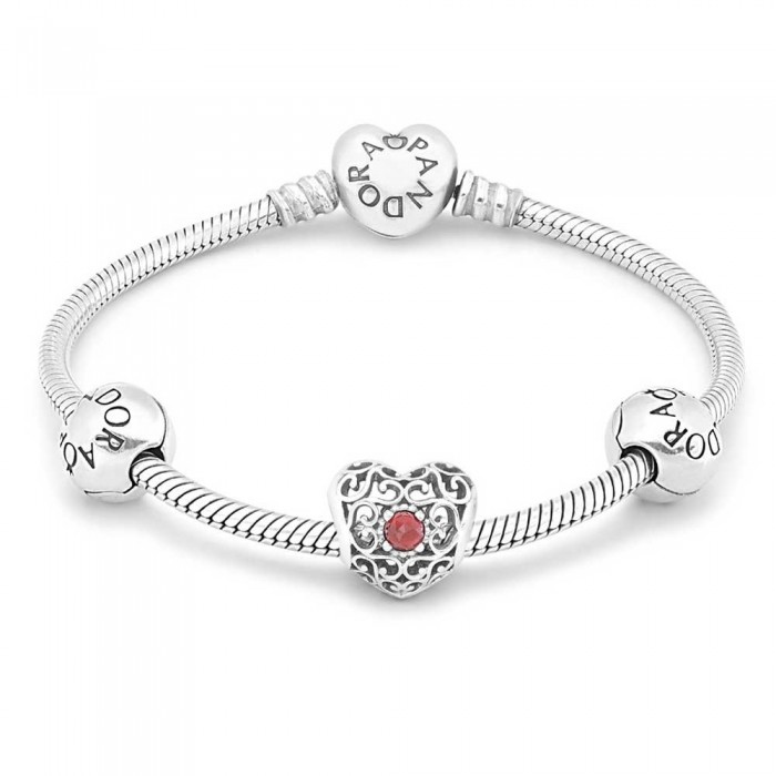 Pandora Bracelet-January Birthstone Birthstone Complete Jewelry