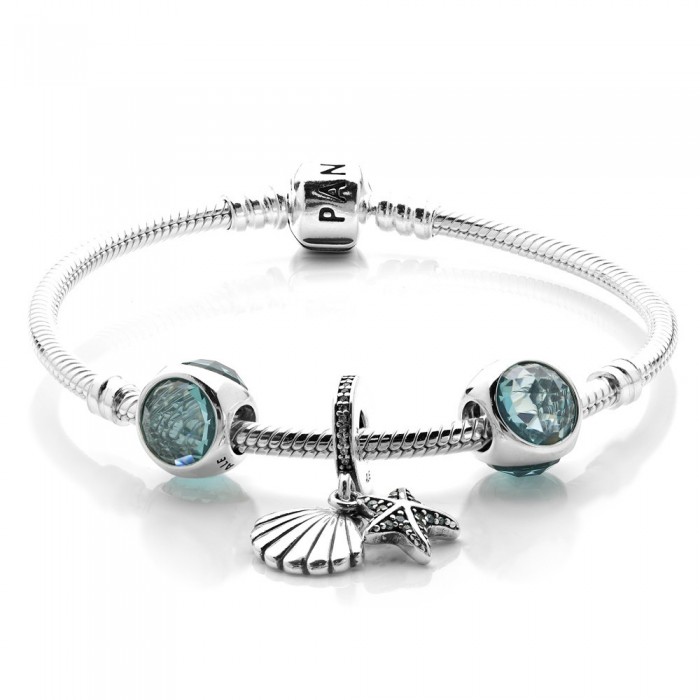 Pandora Bracelet-Tropical Starfish Summer Complete Jewelry