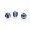 Pandora Charm-Orbit-Midnight Blue Enamel Clear CZ Jewelry