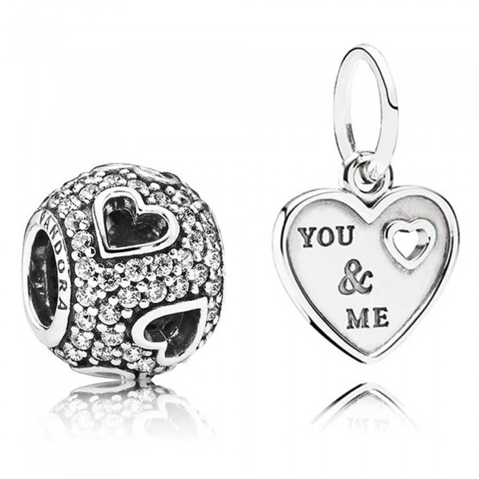 Pandora Charm-You And Me Love Jewelry