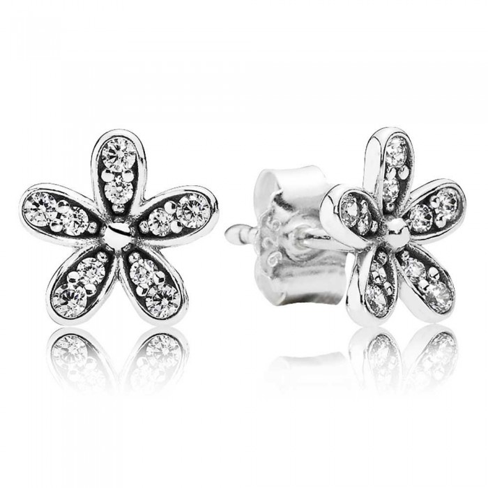 Pandora Earring-Daisy Floral Stud Jewelry