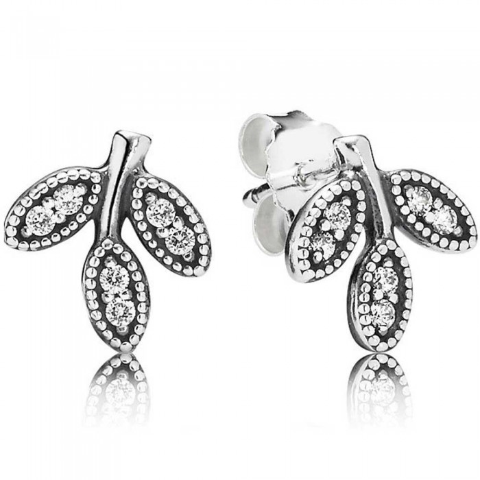 Pandora Earring-Leafs Nature Stud Jewelry