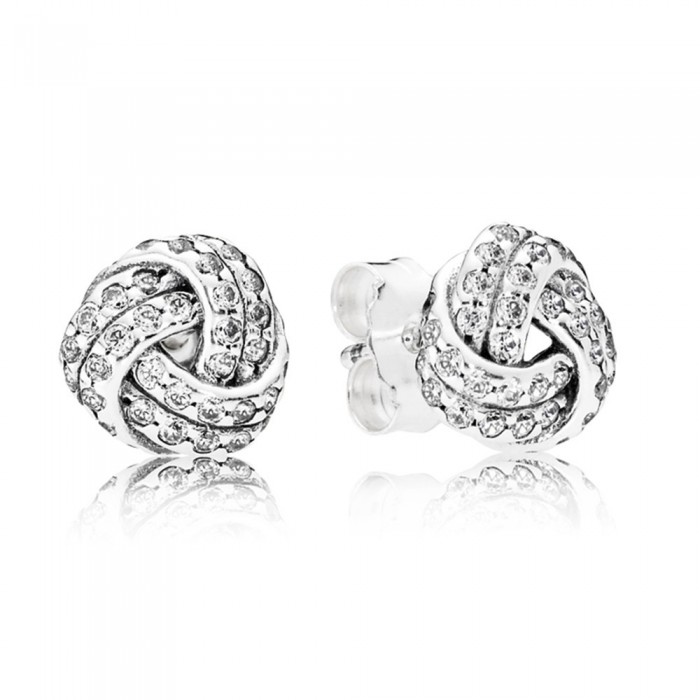 Pandora Earring-Love Knots Stud Jewelry