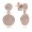 Pandora Earring-Radiant Elegance Dropper-Rose Gold Jewelry