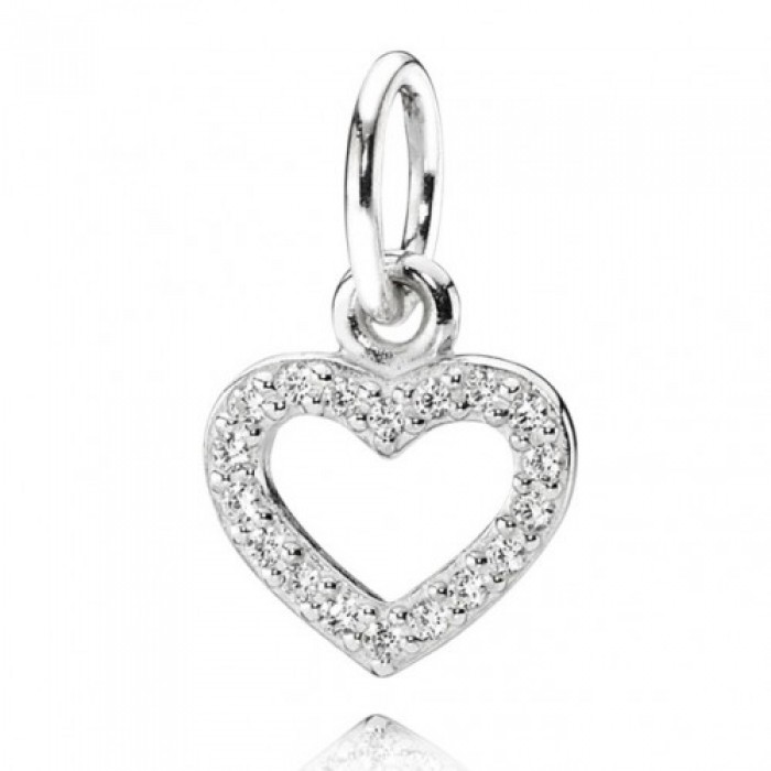 Pandora Necklace-Open Heart Love Pendant Jewelry