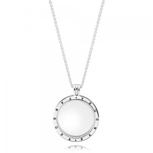 Pandora Necklace-Silver Petite Memories Large Family Family Locket Jewelry