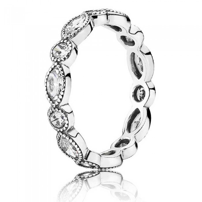 Pandora Ring-Round Oval Eternity Jewelry