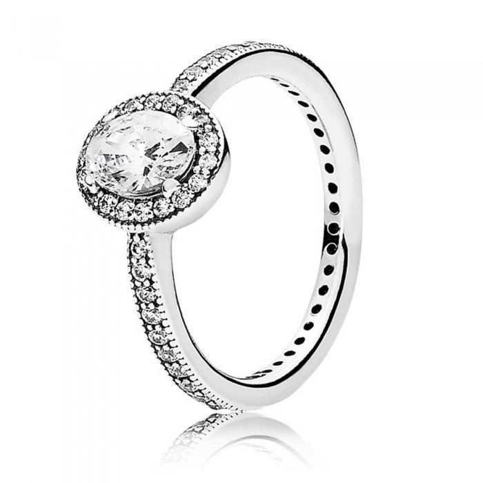 Pandora Ring-Shining Sentiments Vintage Elegance-Silver Jewelry