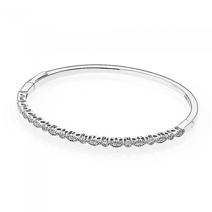 Pandora Bracelet-Allu Brilliant Marquise Bangle-Pave CZ Jewelry
