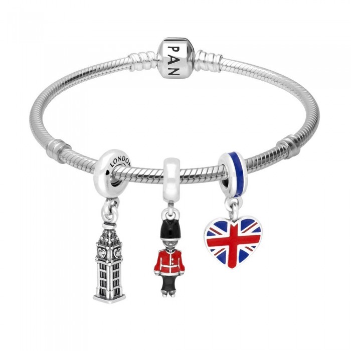 Pandora Bracelet-Best Of British Travel Complete Jewelry