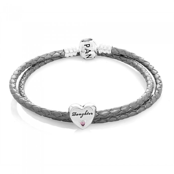 Pandora Bracelet-Daughters Love Family Complete-Silver Jewelry
