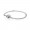 Pandora Bracelet-Moments Two Tone-Cubic Zirconia-925 Silver Jewelry