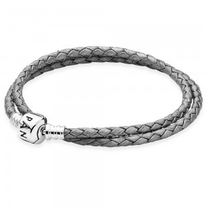 Pandora Bracelet-Silver Best Friends Forever Double Friendship Complete Jewelry