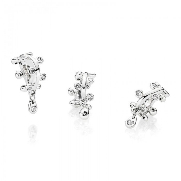 Pandora Charm-Chandelier Droplets Dangle-Clear CZ Jewelry