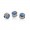Pandora Charm-Dazzling Snowflake-Twilight Blue Crystals Clear CZ Jewelry