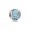 Pandora Charm-Encased in Love-Sky Blue Crystal Jewelry