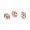 Pandora Charm-Entwined Love-Rose-Clear CZ Jewelry