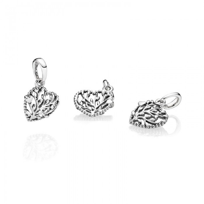 Pandora Charm-Flourishing Hearts Dangle Jewelry