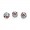 Pandora Charm-Glamour Kiss-Mixed Enamel Clear CZ Jewelry