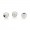 Pandora Charm-Glitter Ball-Silvery Glitter Enamel Jewelry