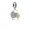 Pandora Charm-Love Locks Dangle-Clear CZ Jewelry