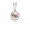 Pandora Charm-Maryland Flag Heart Dangle-Mixed Enamel Jewelry