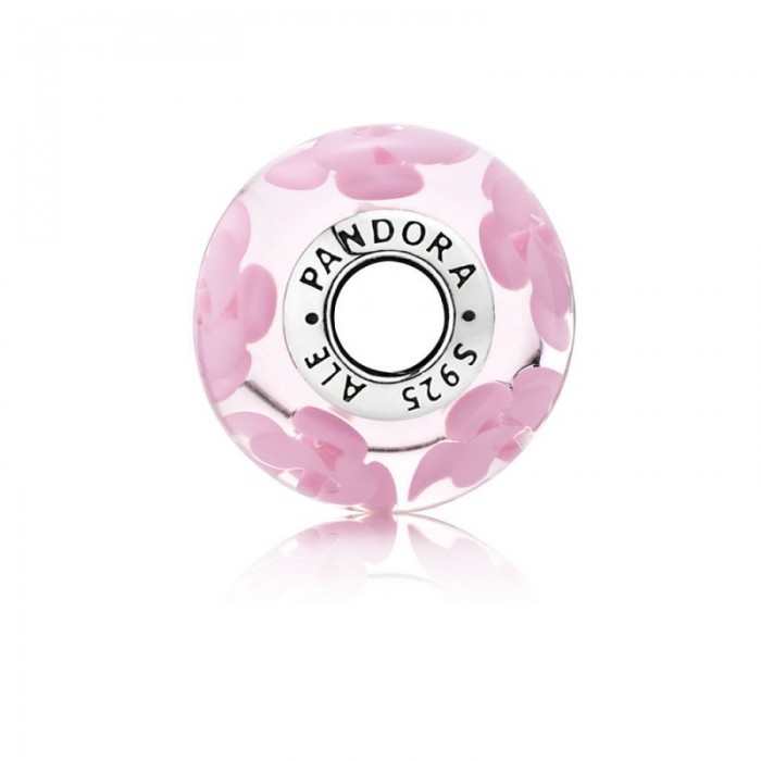 Pandora Charm-Nostalgic Rose-Murano Glass Jewelry