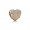 Pandora Charm-Pave Heart-Clear CZ-14K Gold Jewelry
