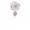 Pandora Charm-Poetic Blooms-S t Pink Enamel Clear CZ Jewelry