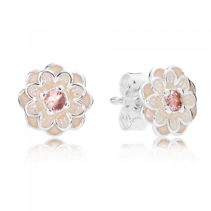 Pandora Earring-Blooming Dahlia Floral Jewelry