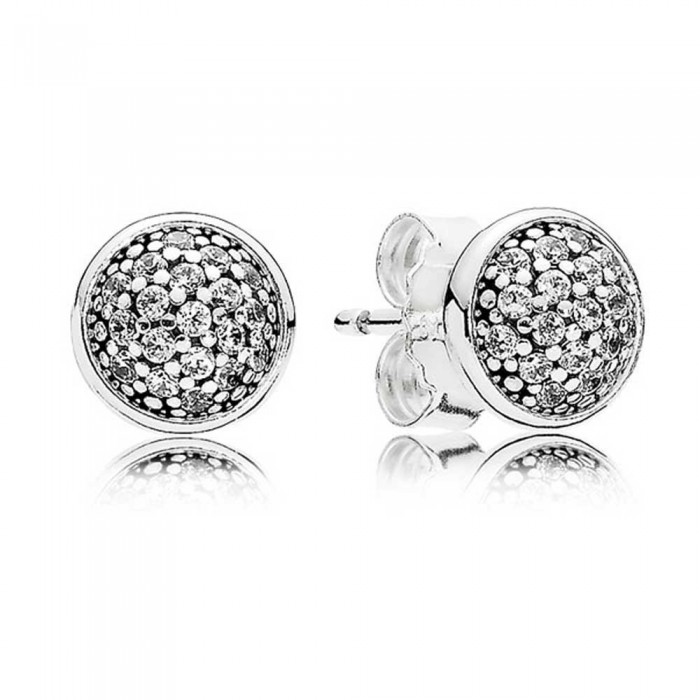 Pandora Earring-Dazzling Droplets Stud-CZ Jewelry